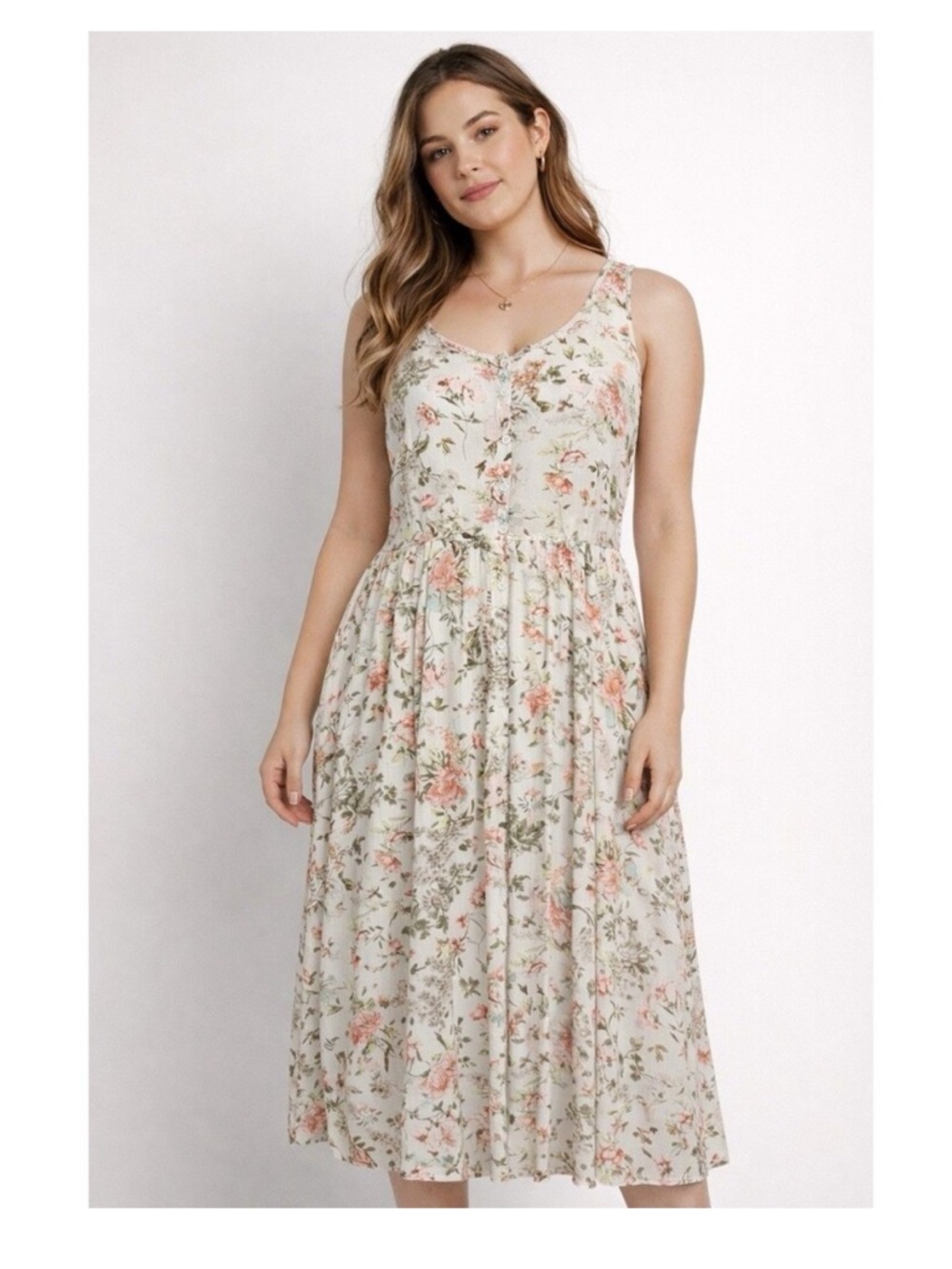Frye floral dress XL